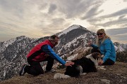 Anello con neve del Monte Gioco da Spettino il 22 marzo 2018